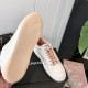 Chanel Logo Low Top Sneakers White Pink G38808