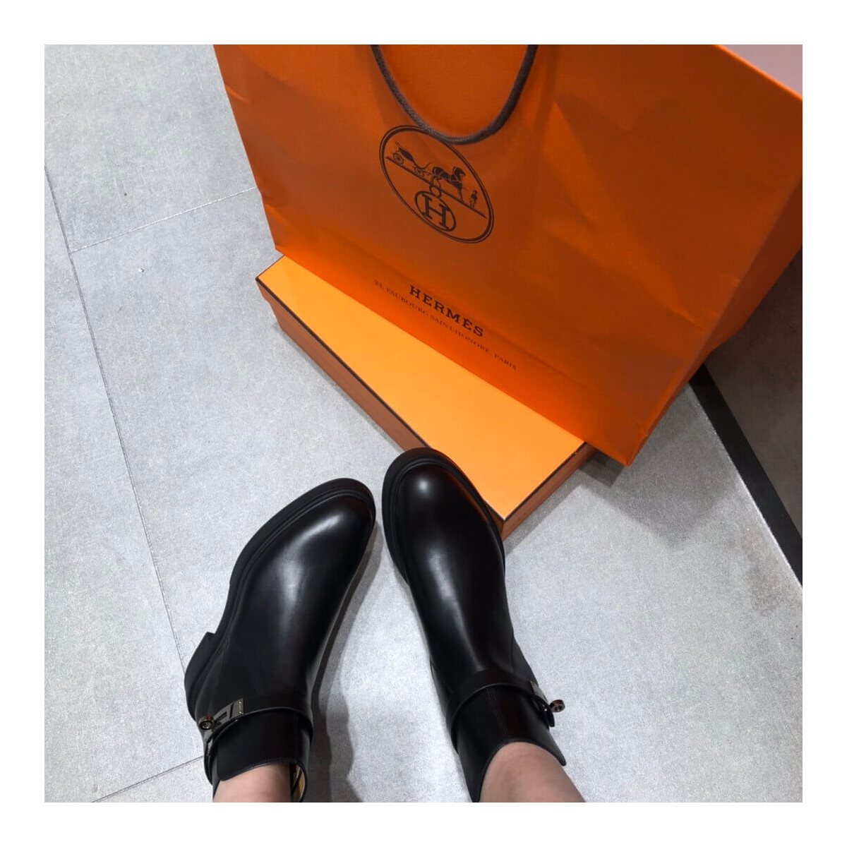 Hermes Veo ankle boot H19256