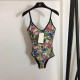 Gucci Pop Flora Print One Piece Swimsuit 514977