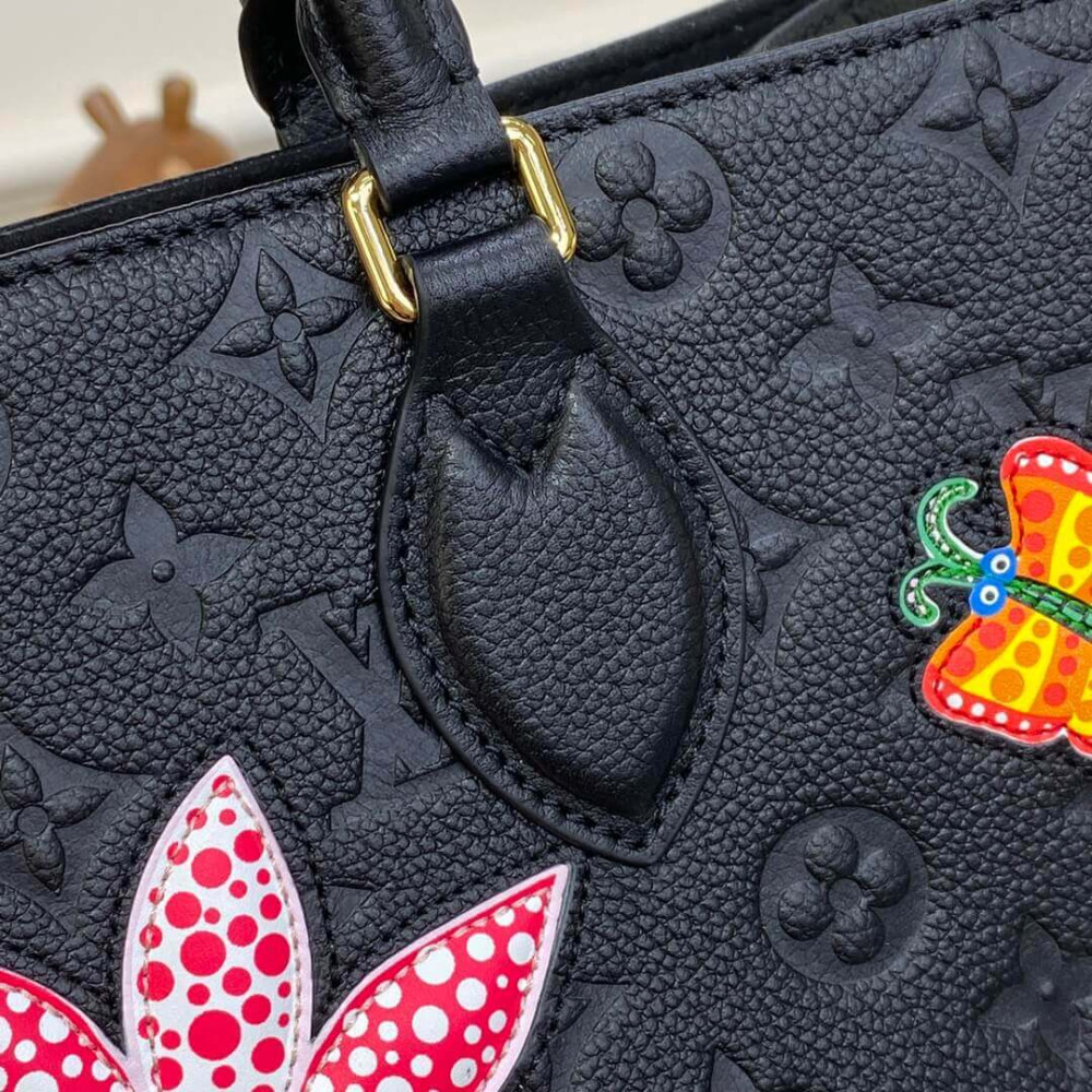 LV x YK OnTheGo MM with Flower Marquetry M46416