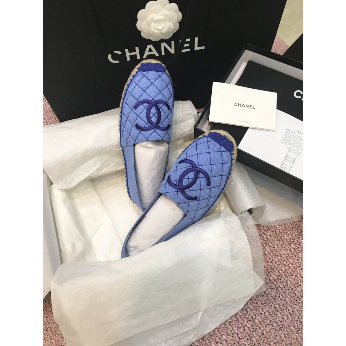 Chanel Quilted Espadrilles G32910