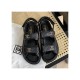 Chanel Woven CC Velcro Sandals 261155