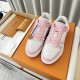 Louis Vuttion LV Trainer Sneaker Pink 1ABOEK