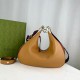 Gucci Brown Leather Attache Medium Shoulder Bag 702823