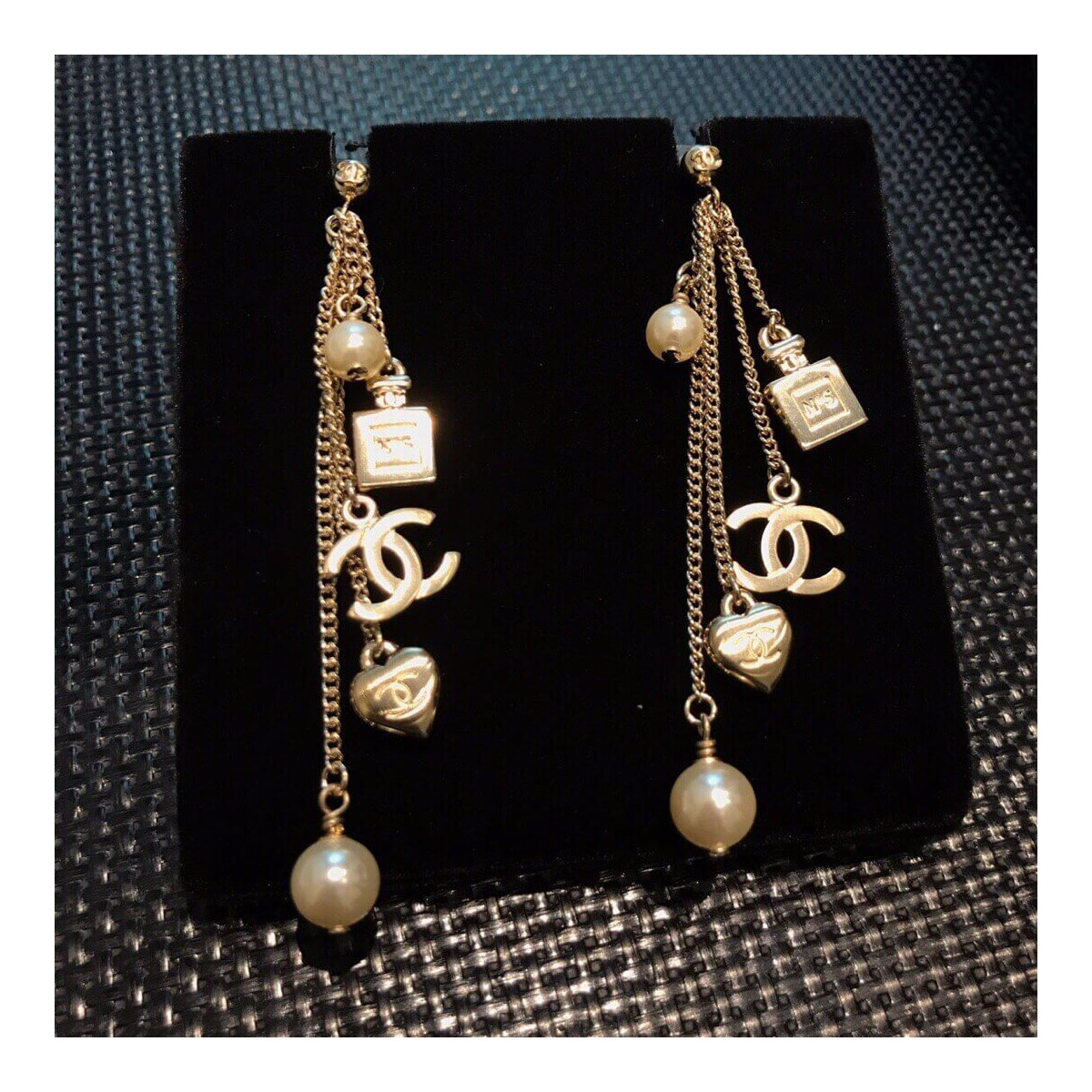 Chanel CC Tassels Earrings 460977