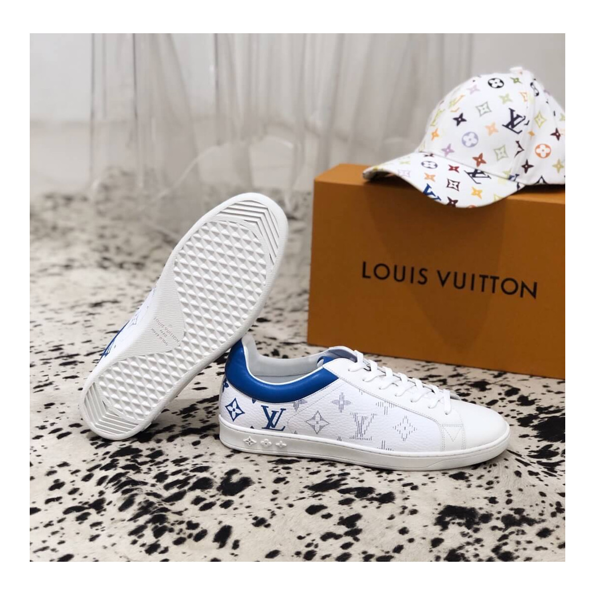 Louis Vuitton Frontrow Sneakers 1A6419 Blue