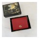 Gucci Leather Card Case Wallet 456126