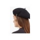 Marine Serre Moon Embroidered Merino Wool Beret 1305