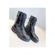 Ann Demeulemeester Patent Lace-Up Ankle Boots A144