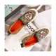 Gucci GG Disney x Gucci Loafer 875605 Green / Orange