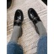 Chanel Patent Calfskin Loafers Black