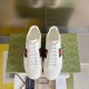 Gucci Ace Sneaker With Web White Blue Red