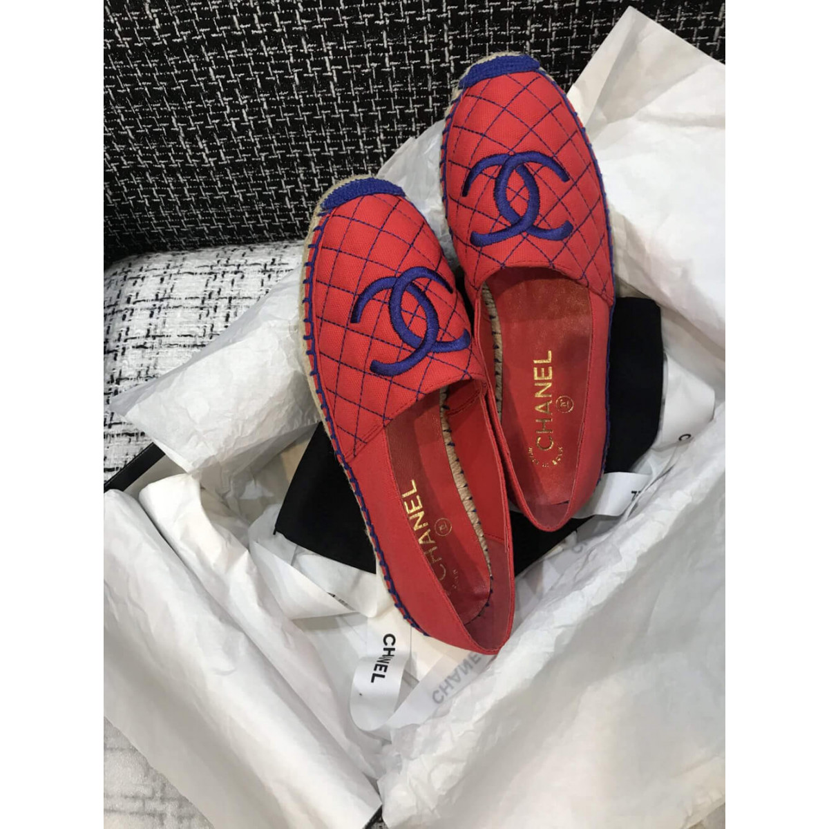 Chanel Quilted Espadrilles G32910