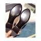 Chanel Suede Calfskin &amp; Grosgrain Mary Janes G36048