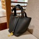 Hermes Picotin Lock Bag in Taurillon Clemence Noir Black