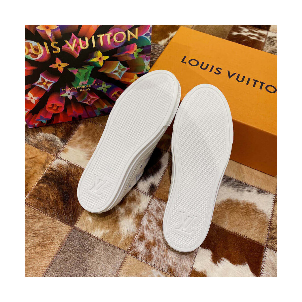 Louis Vuitton Stellar Open Back Sneaker 1A65YG