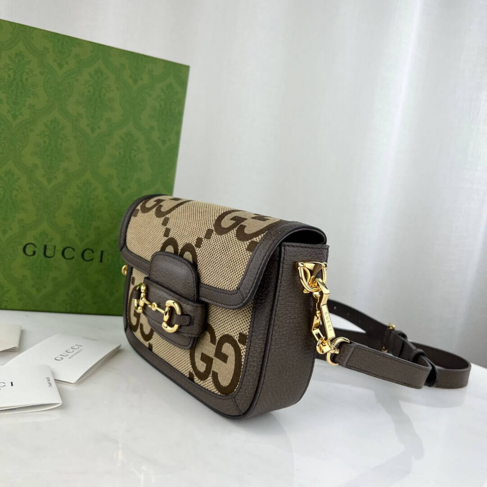 Gucci Horsebit 1955 Jumbo GG Mini Bag 658574