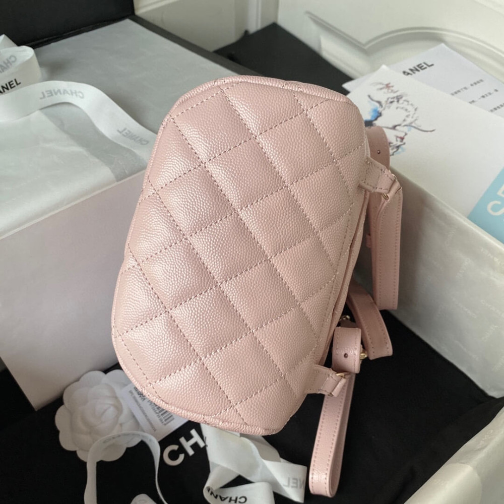 Chanel Small Backpack Grained Calfskin AS4058