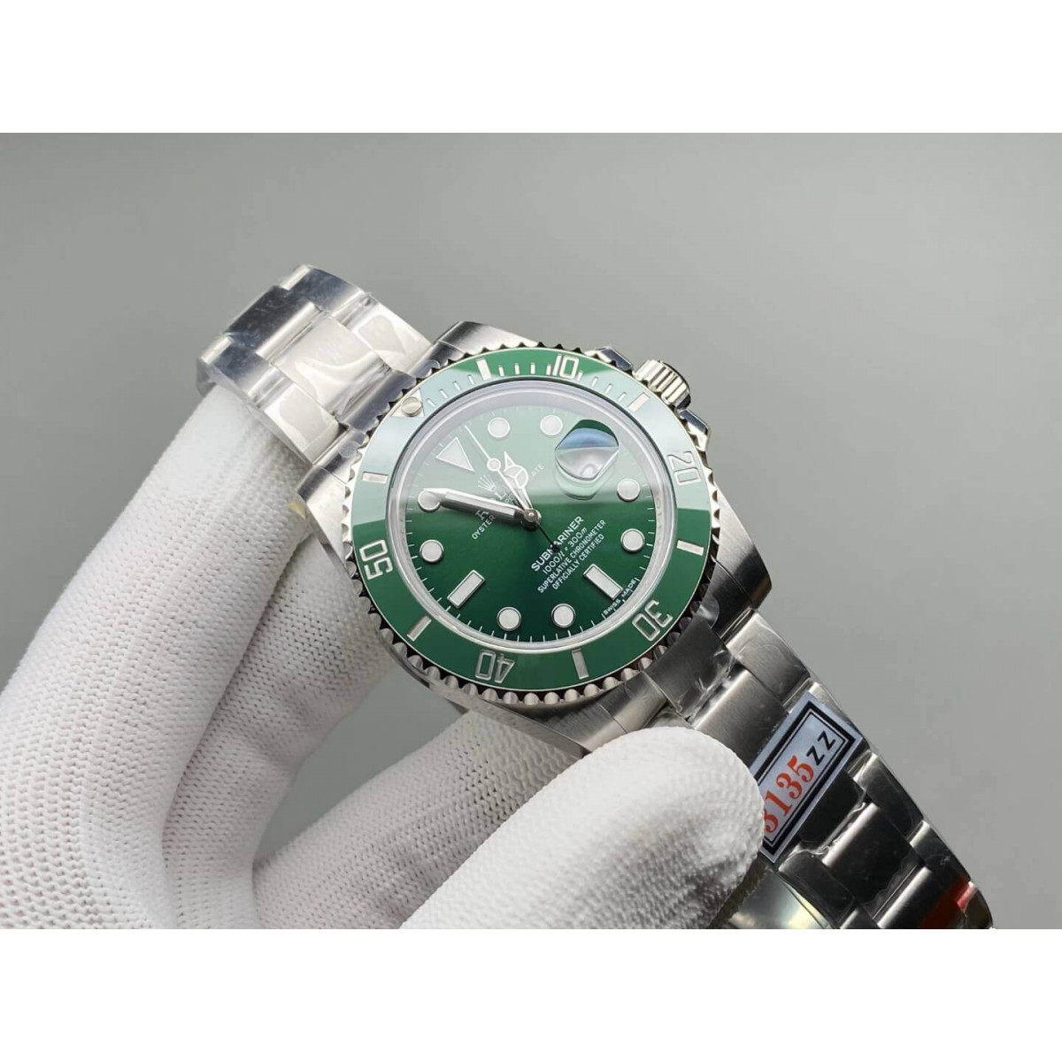 Rolex Submariner Date Watch Green M1166