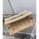 Christian Dior Small Book Tote Beige Cannage Shearling M1265