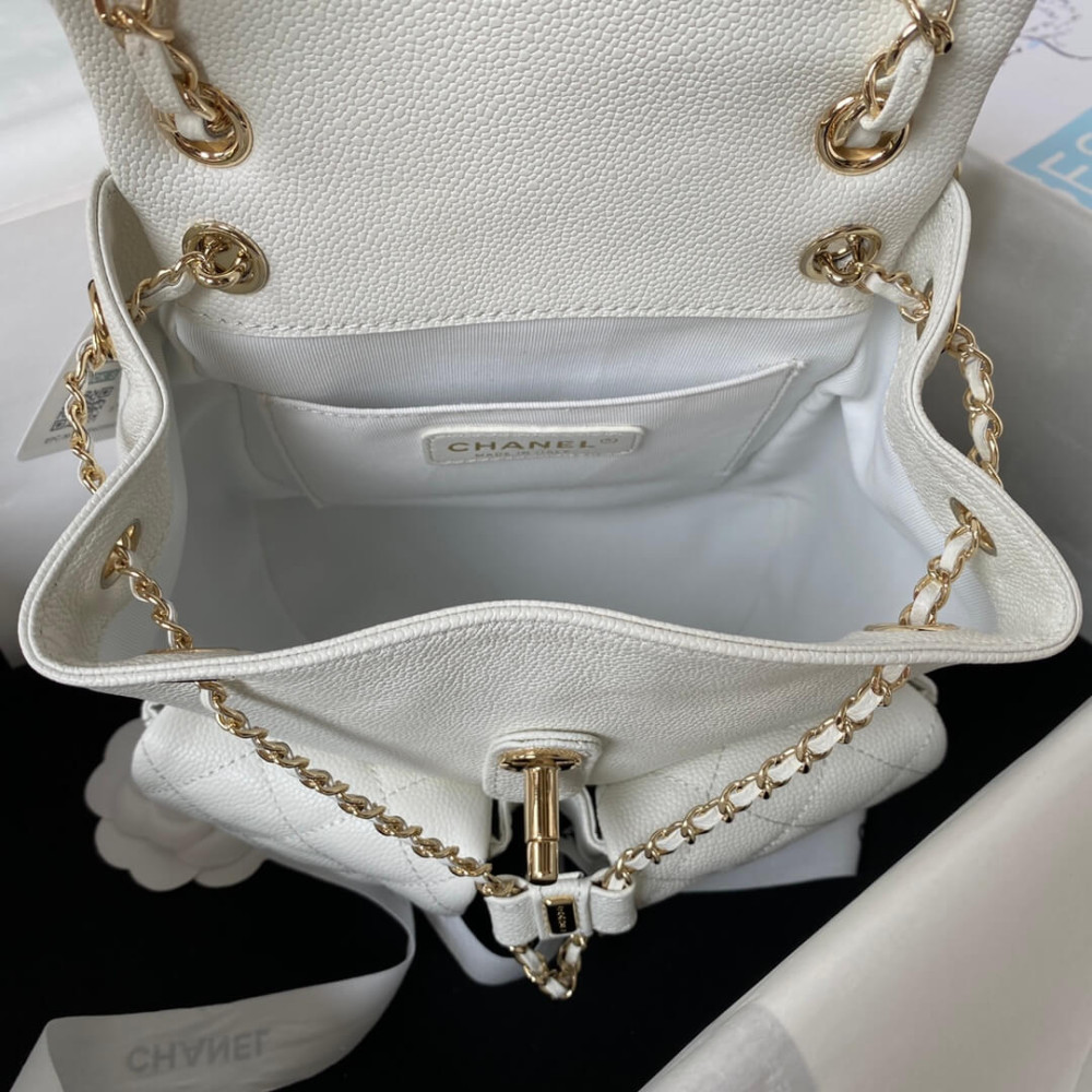 Chanel Small Duma Backpack Caviar Calfskin AS3860