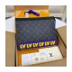 Louis Vuitton Pochette Voyage MM Monogram Eclipse LV Rubber M80792