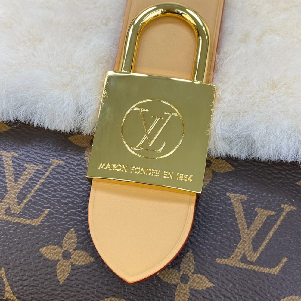 Louis Vuitton Monogram and Shearling Locky BB M46318