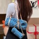 Louis Vuitton Monogram Denim Papillon Bag M46830