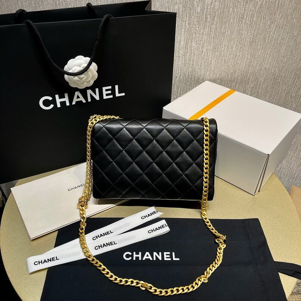 Chanel Lambskin Flap Bag AS3609