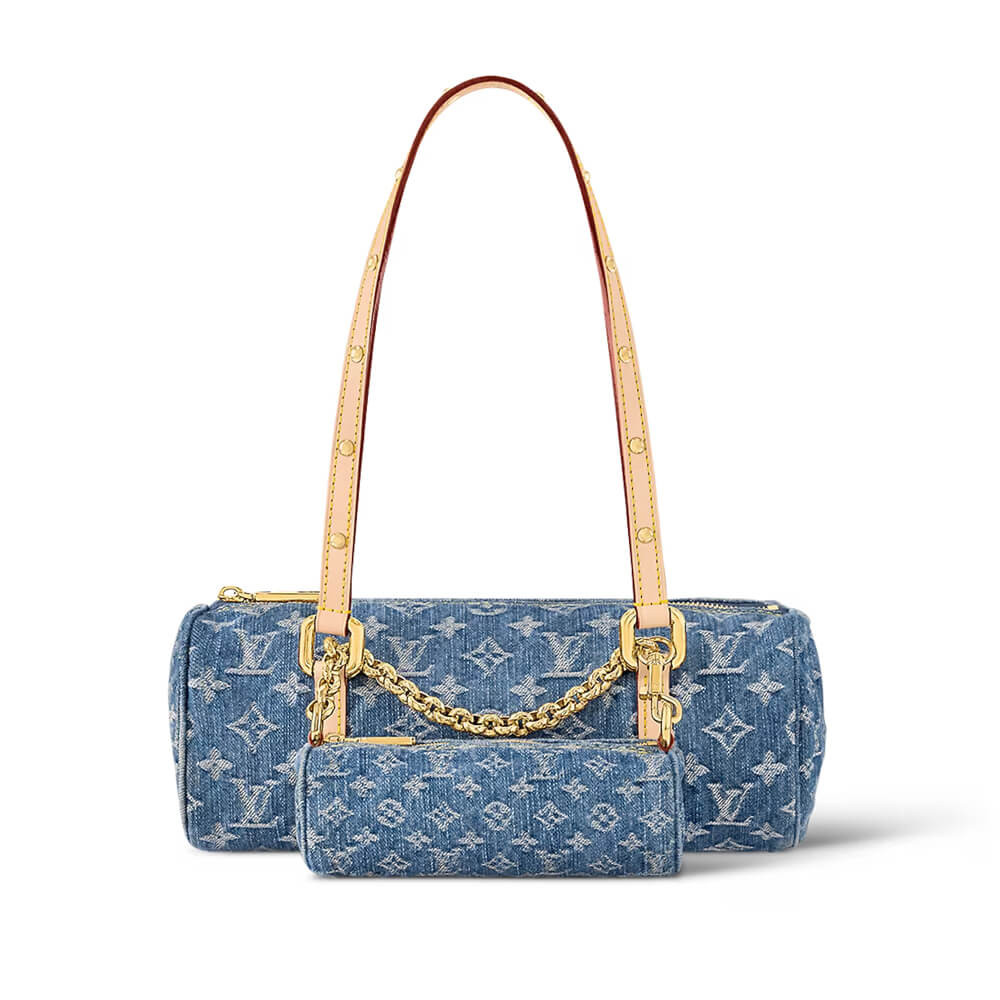 Louis Vuitton Monogram Denim Papillon Bag M46830