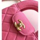 Chanel Jersey Quilted Nano Kelly Shopper Bag AP3435