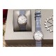 Cartier Ballon Blanc De Silver Diamonds Quartz Watch WGBL0005