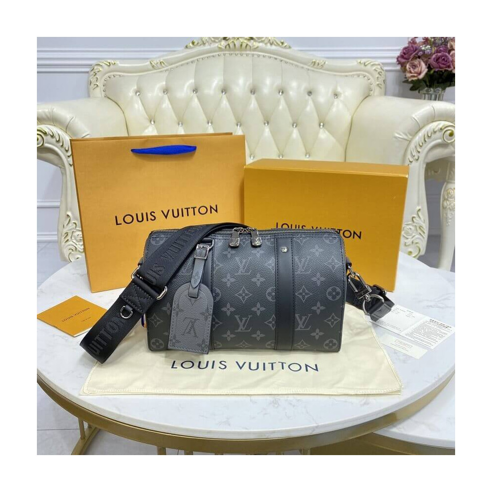 Louis Vuitton Monogram Eclipse City Keepall M45936