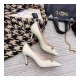 Gucci Zumi Mid-Heel Leather Pump 596860 White