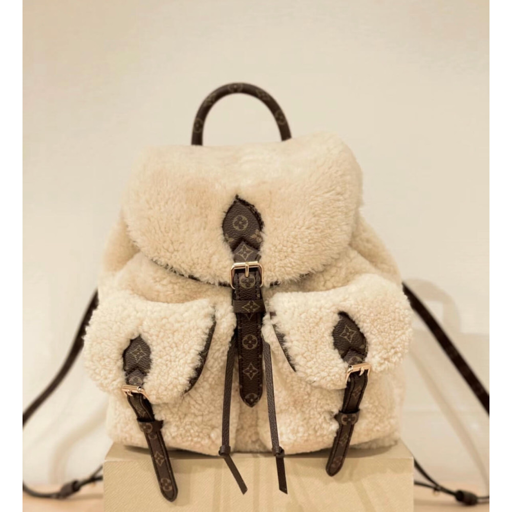 Louis Vuitton Ski Shearling Backpack M23384