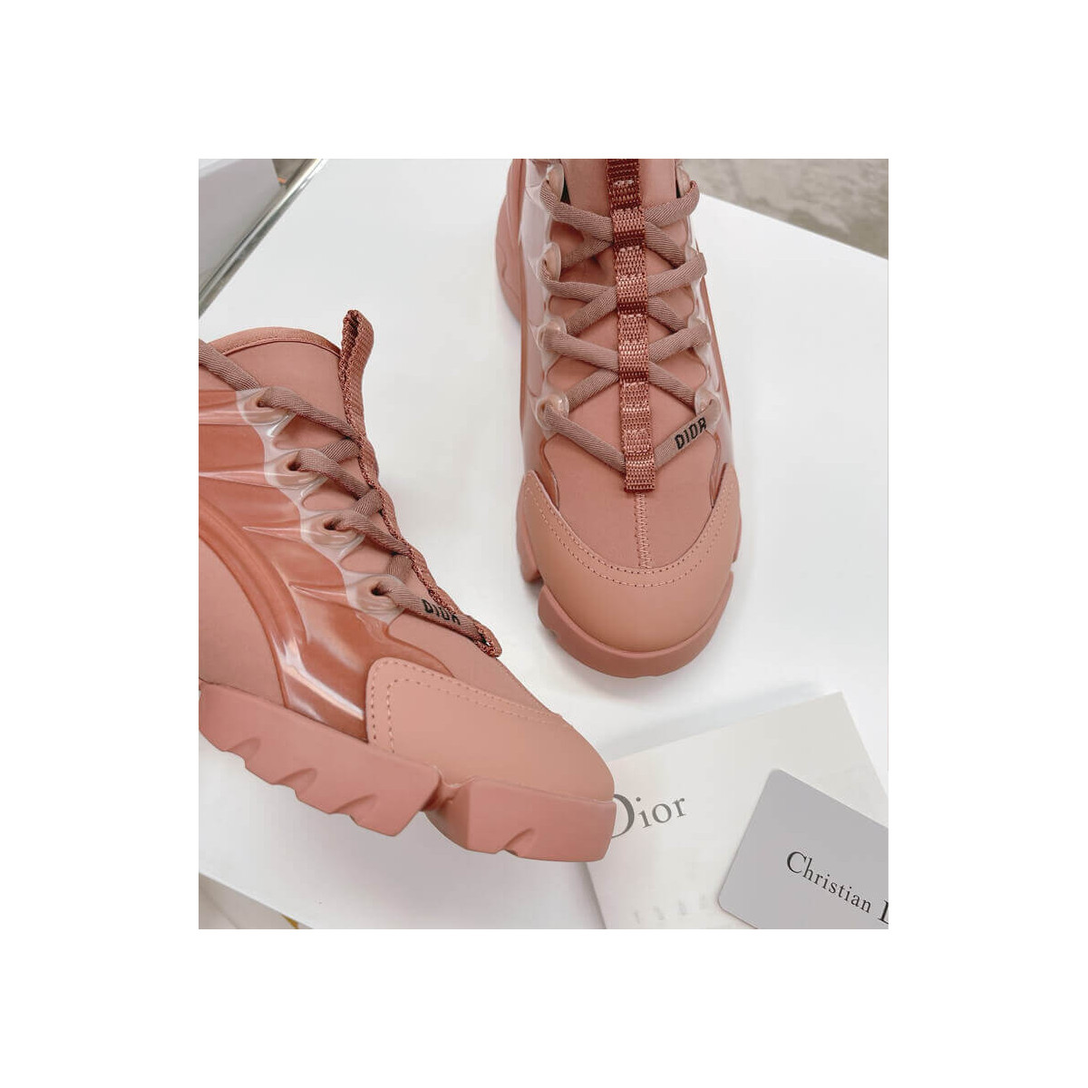 Christian Dior D-Connect Sneaker Dark Nude Technical Fabric K222