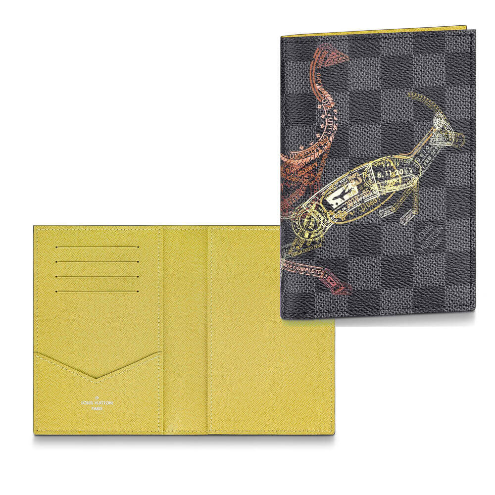 Louis Vuitton Damier Graphite Passport Cover N64604