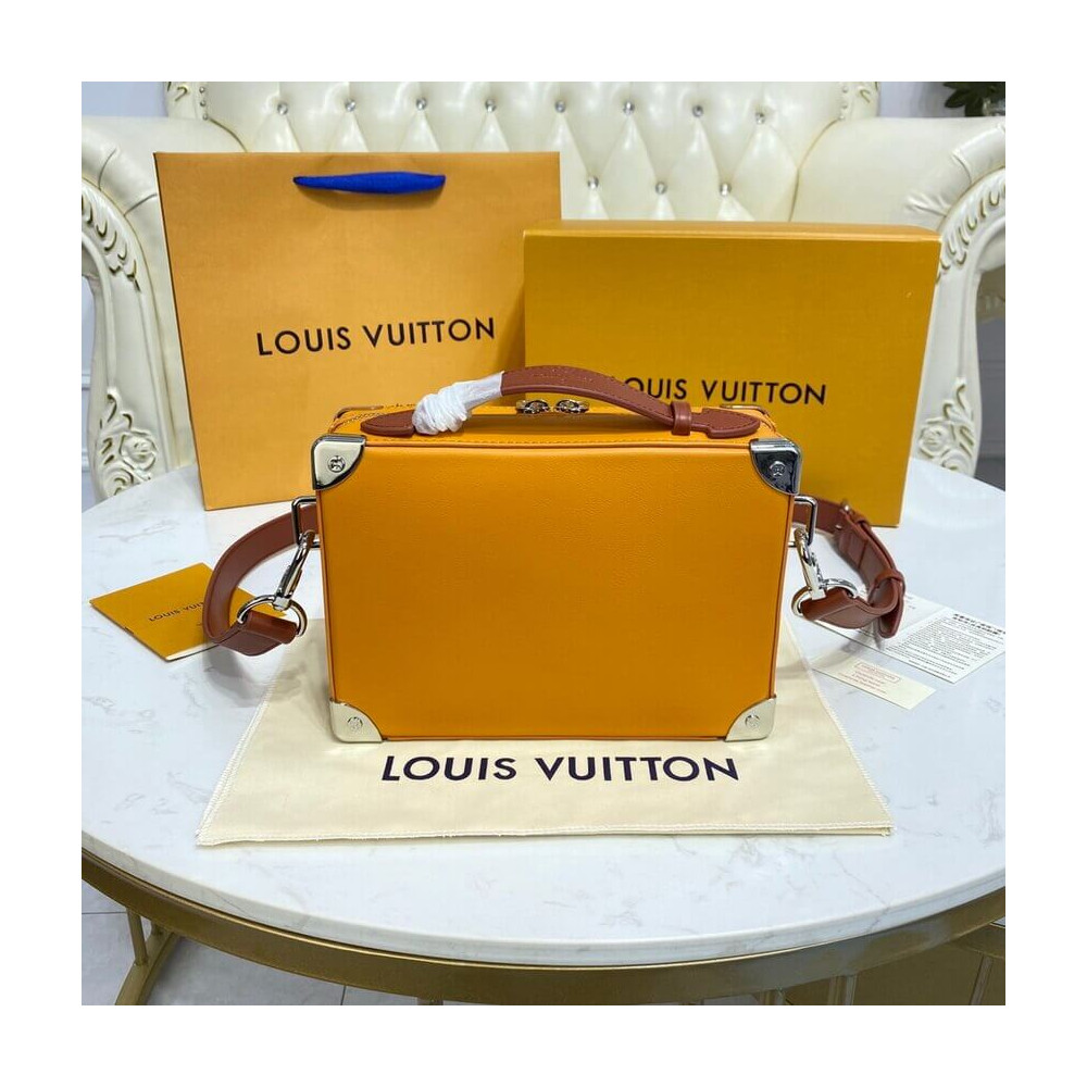 Louis Vuitton LVxNBA Orange Leather Handle Trunk M45785