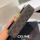 Celine Chain Shoulder Bag Claude In Triomphe Canvas 197992