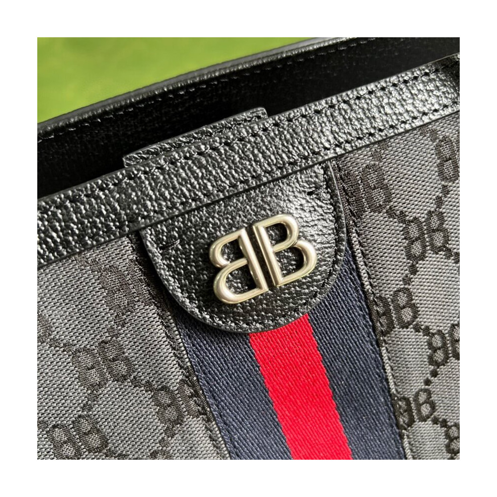 Balenciaga x Gucci Hacker Large Tote Bag 680127 Black