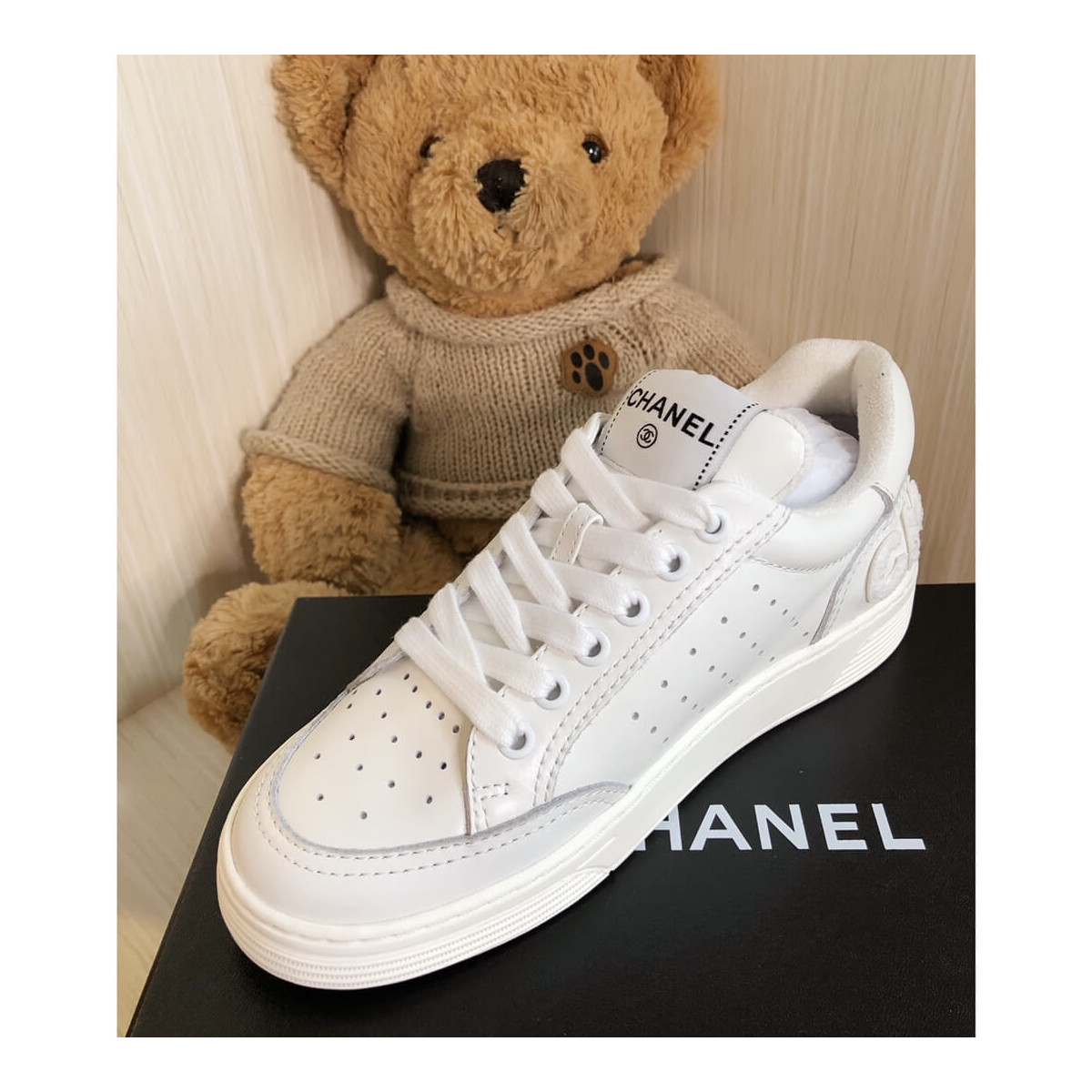 Chanel Rainbow Sneakers G35934 White