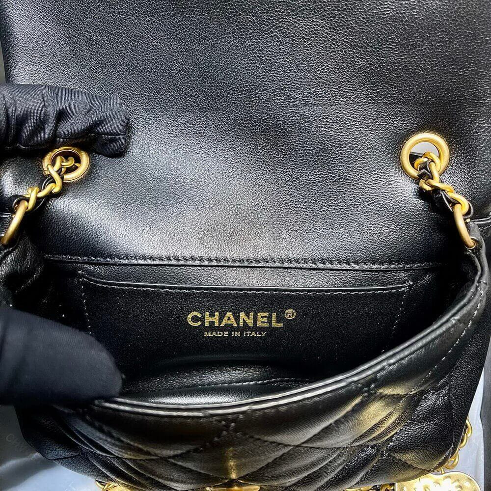 Chanel Mini Flap Bag Heart Chain AS3456