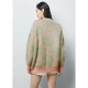 Gucci Reversible GG Mohair Wool Cardigan In Light Green &amp; Pink 635160