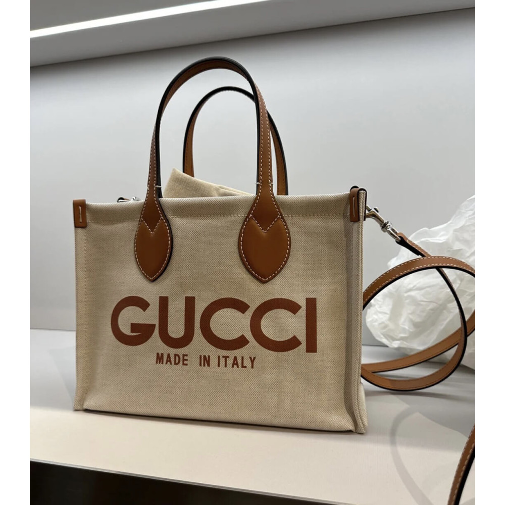 Gucci Mini Tote Bag With Gucci Print 772144