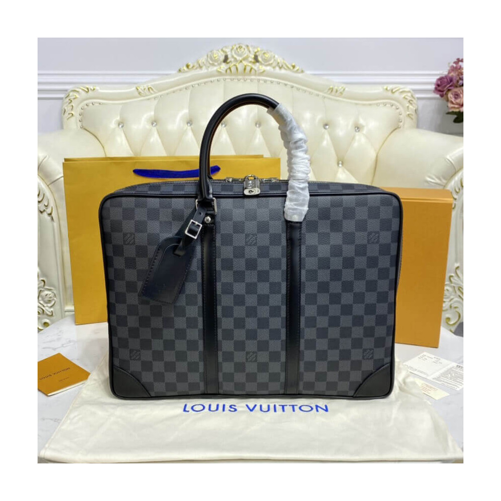 Louis Vuitton Damier Graphite Canvas Porte-Documents Voyage N41125