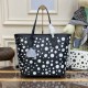 Louis Vuttion Yayoi Kusama Neverfull MM M46390 Black/White