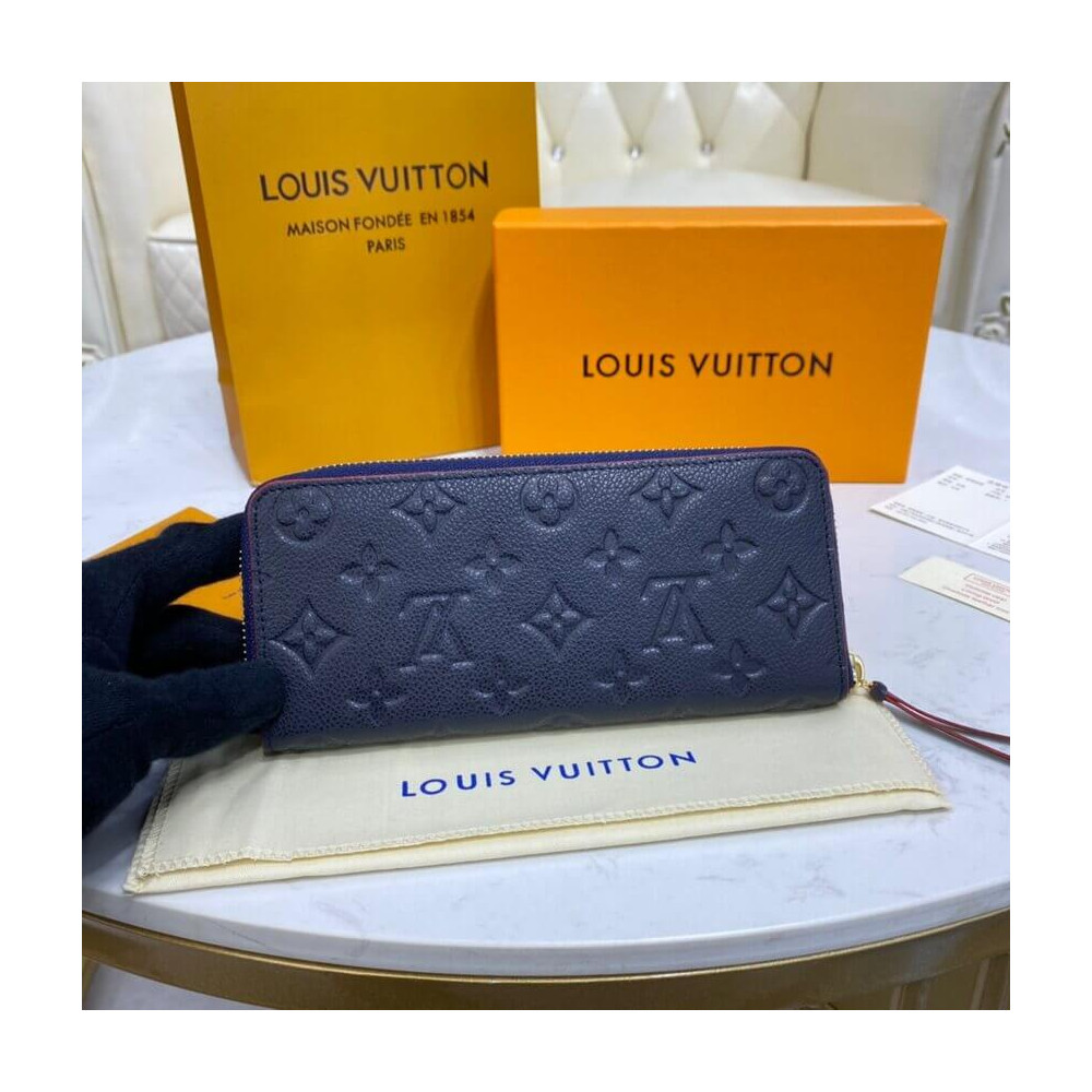 Louis Vuitton Monogram Empreinte Leather Clemence Wallet M69415