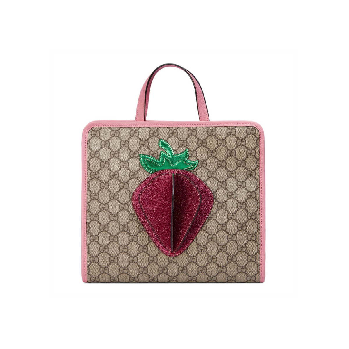 Gucci Children&#039;s GG 3-D Strawberry Tote 630589