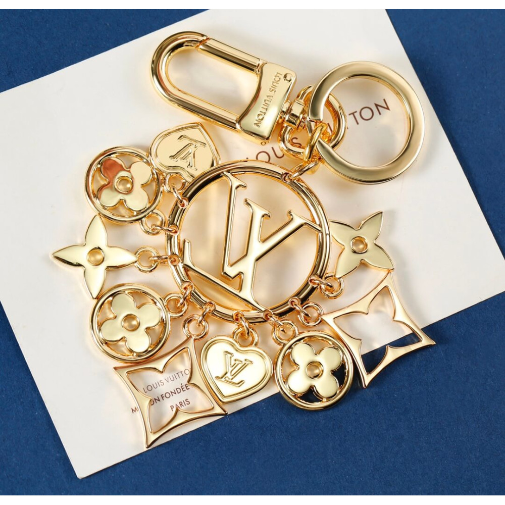 LV Circle Twinkling Keyring And Bag Charm M01359