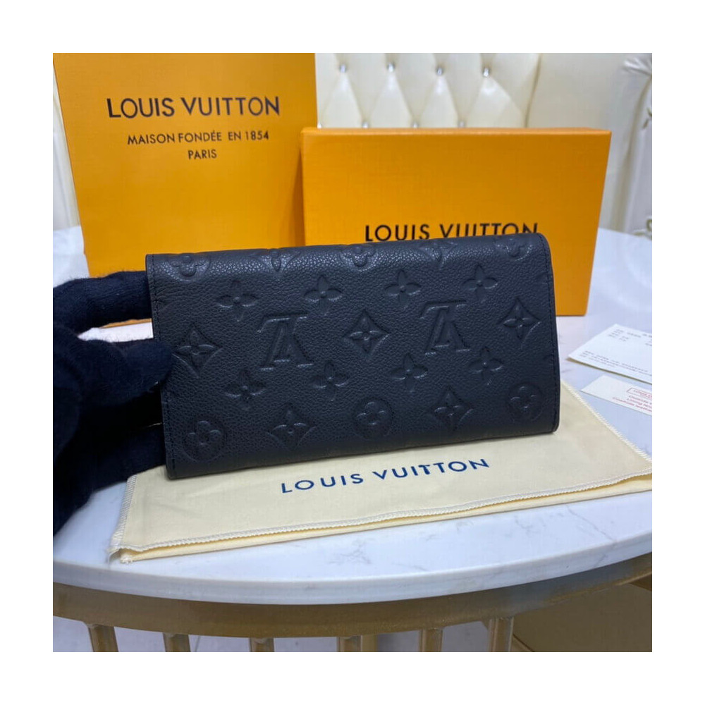 Louis Vuitton Monogram Empreinte Emilie Wallet M62369